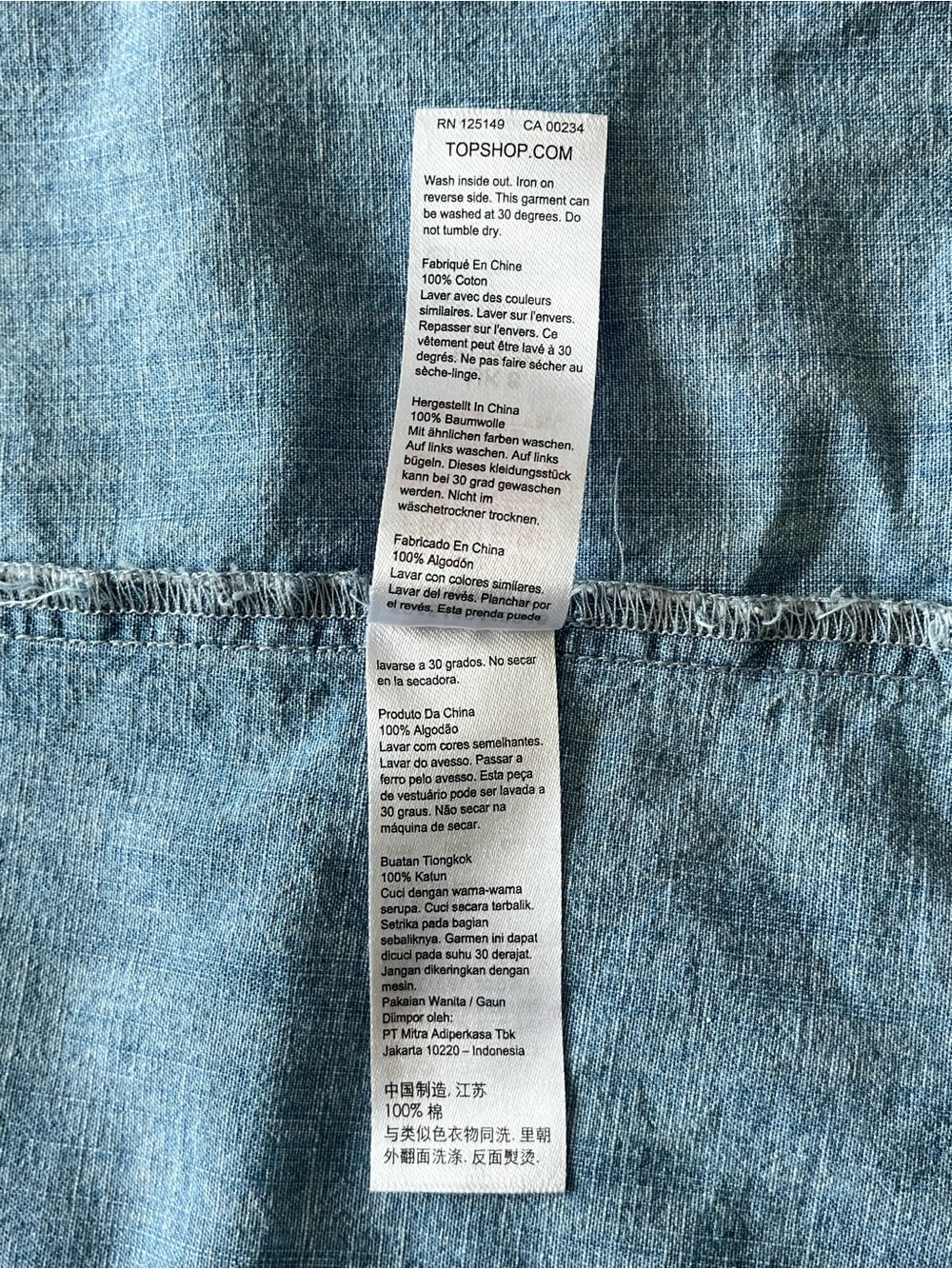Topshop Button-Front Ruffle Dress - Picture 14 of 15